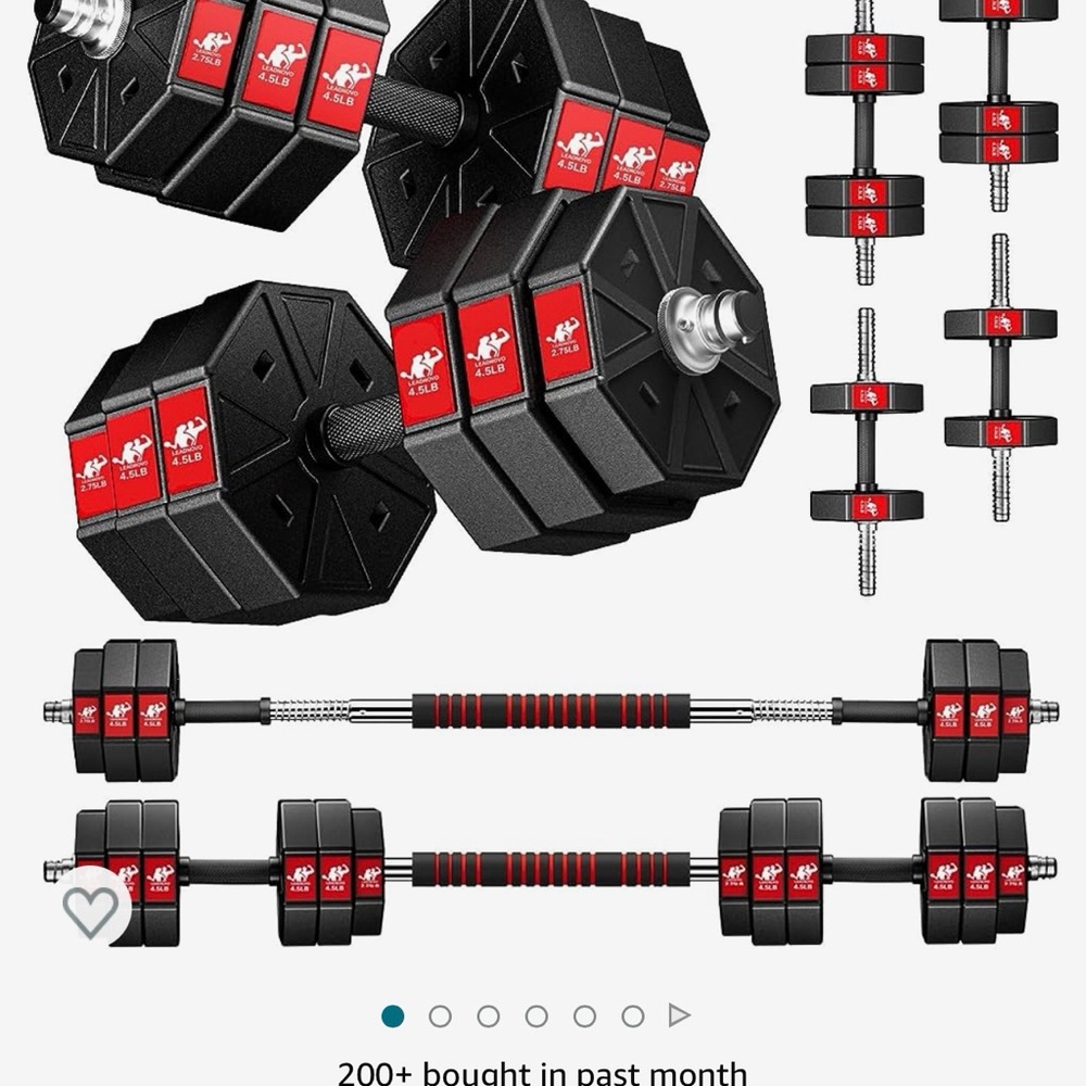 SOLD Leadnovo Adjustable Weights Dumbbells Set